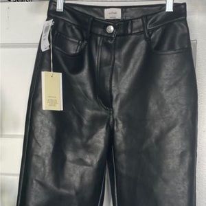 Aritzia Melina Leather Pants NWT